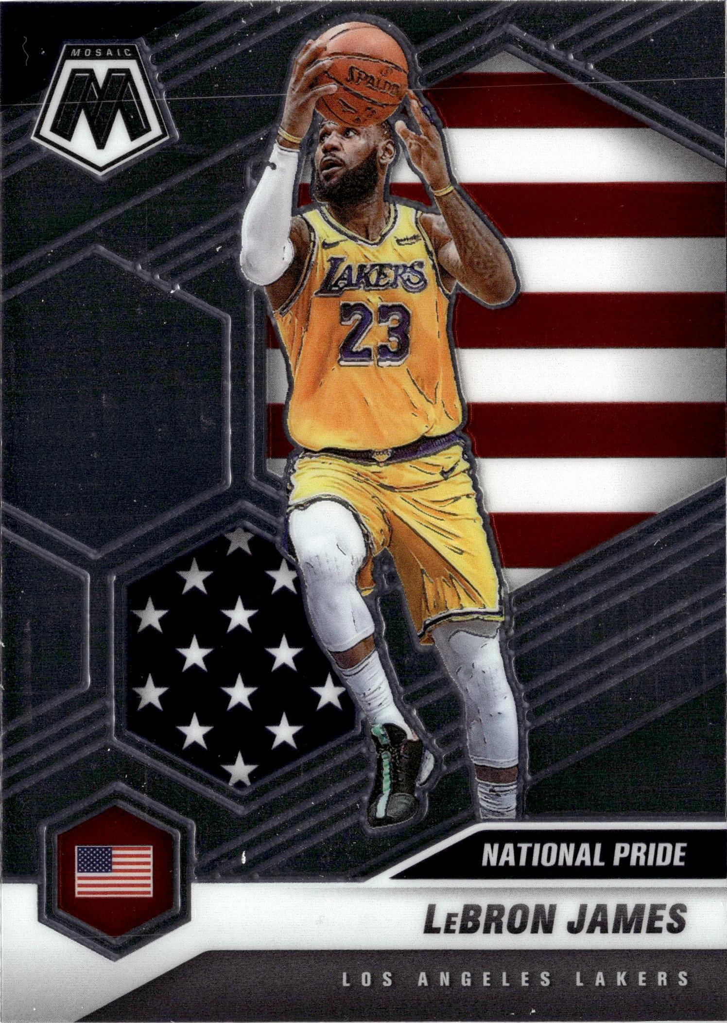 2021 Mosaic Lebron James graded slab