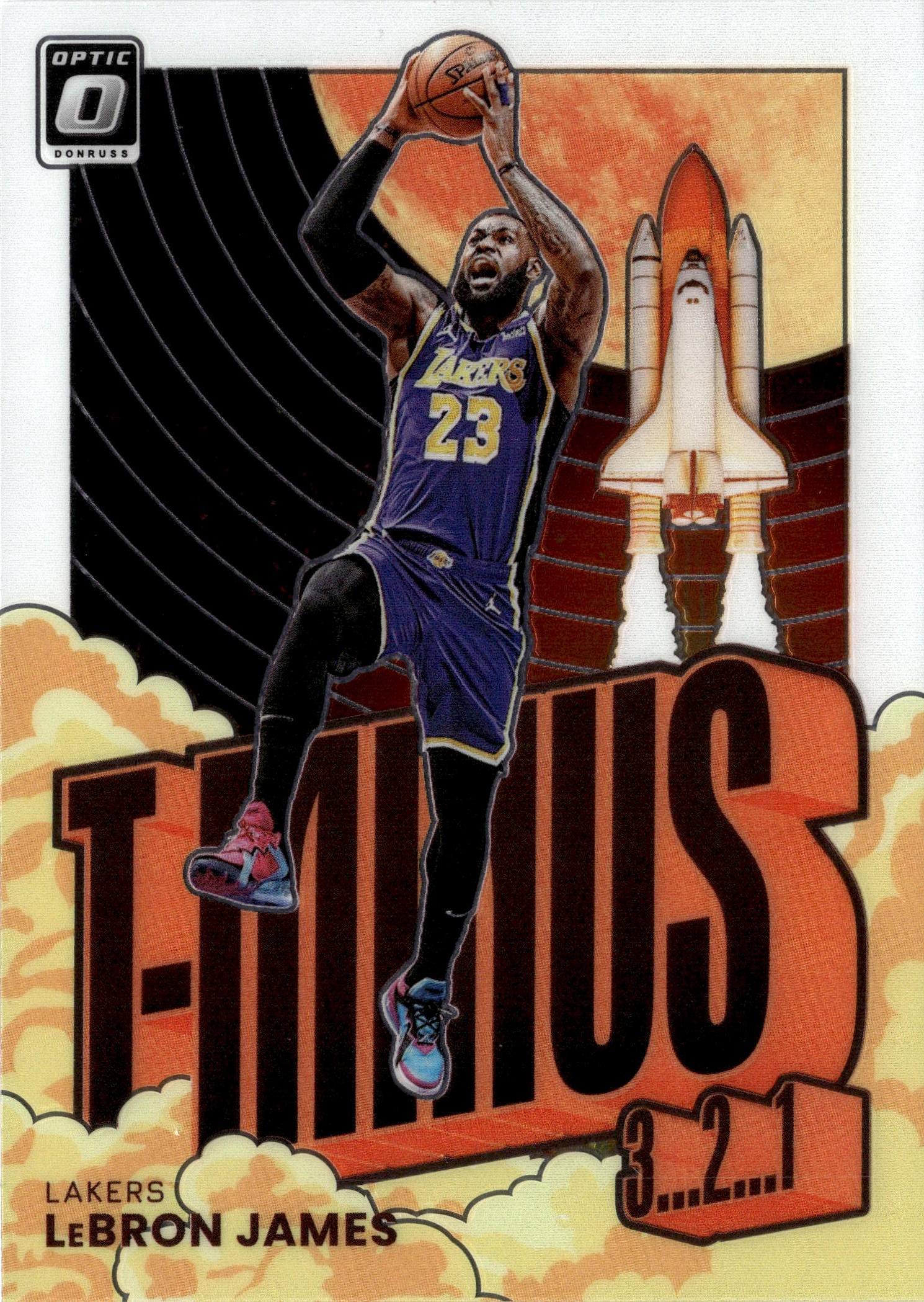 2022 Donruss Optic Lebron James graded slab