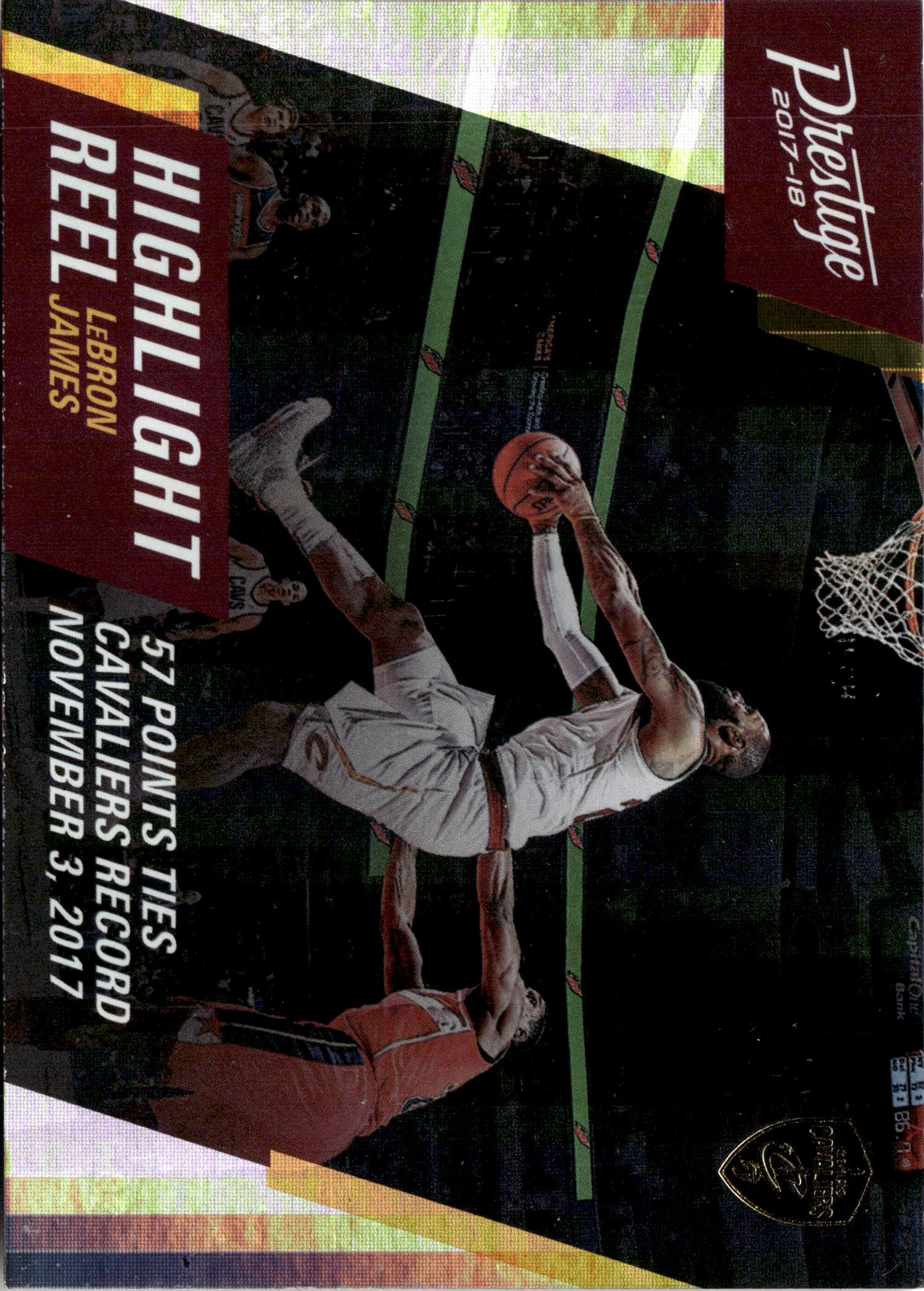 2018 Prestige Lebron James graded slab