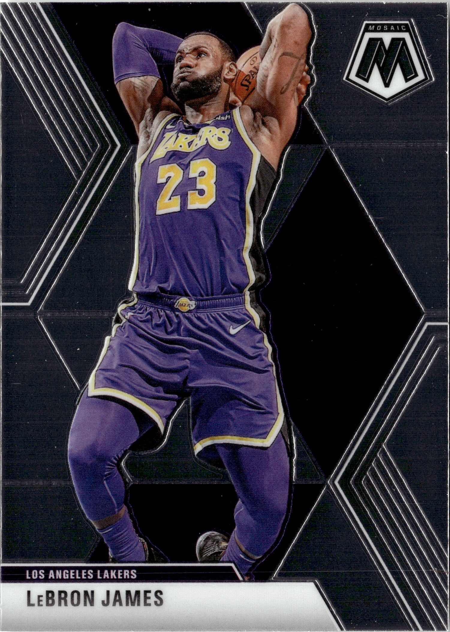 2019 Mosaic Lebron James graded slab
