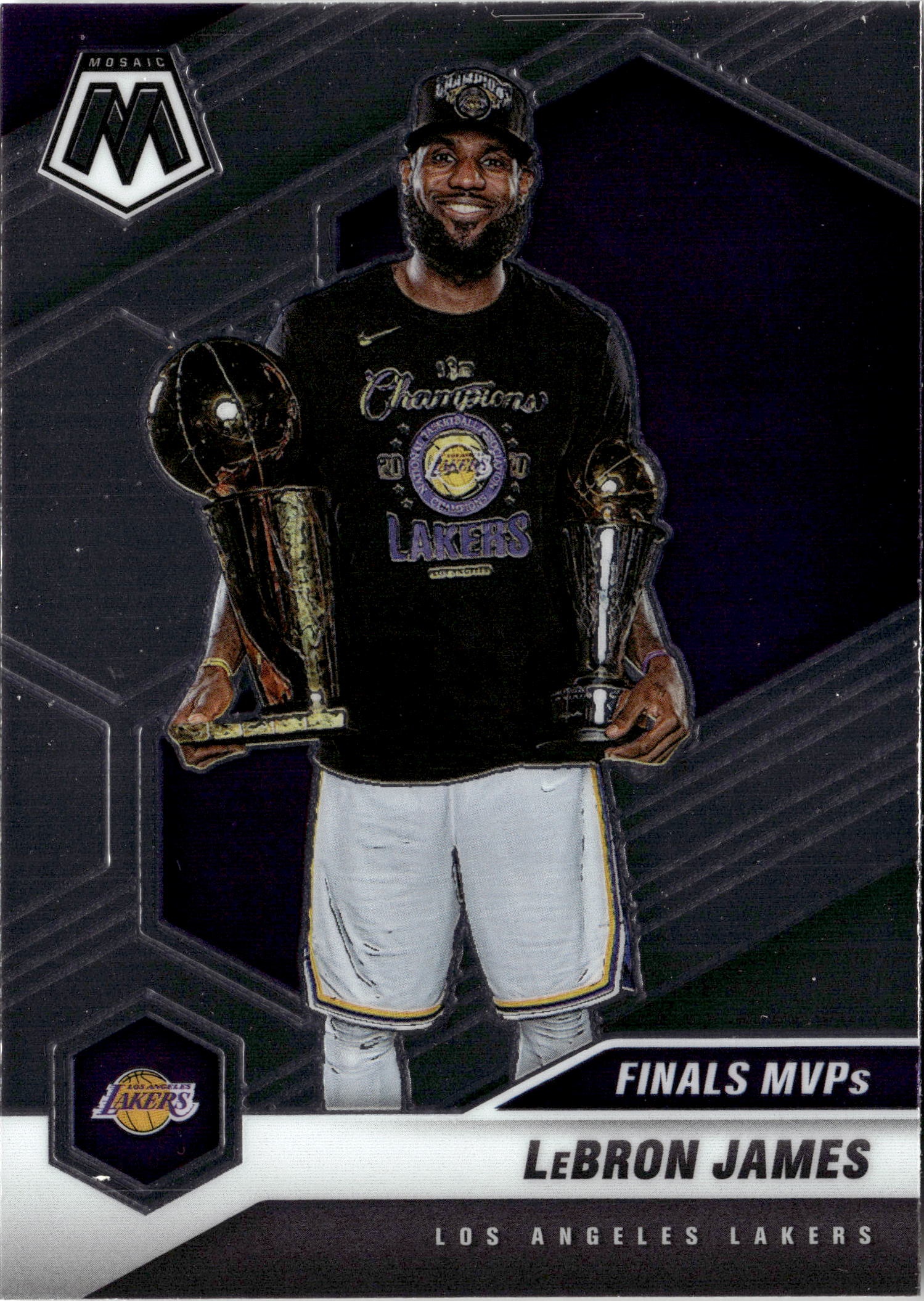2021 Mosaic Lebron James graded slab