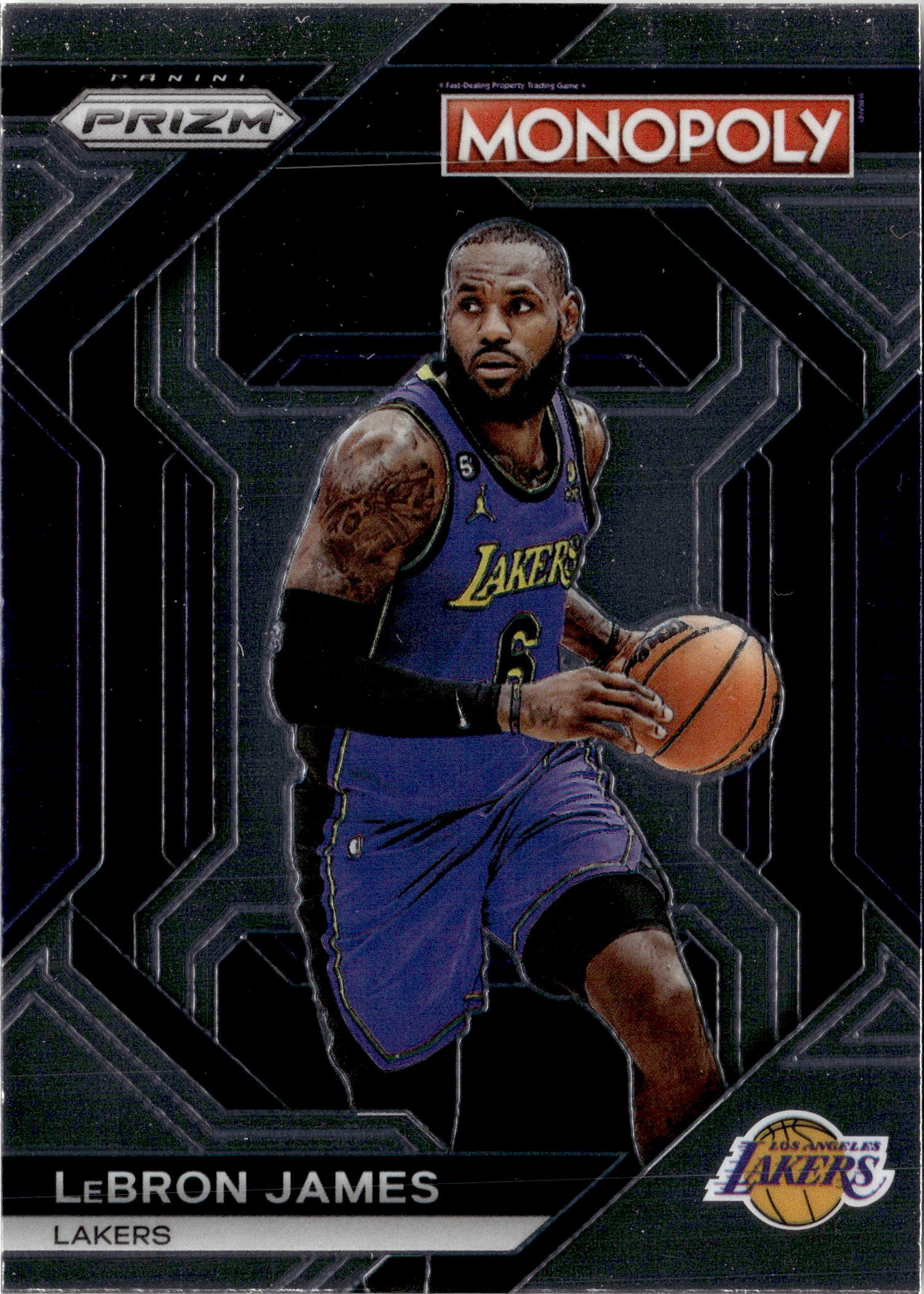 2024 Prizm Monopoly Lebron James graded slab