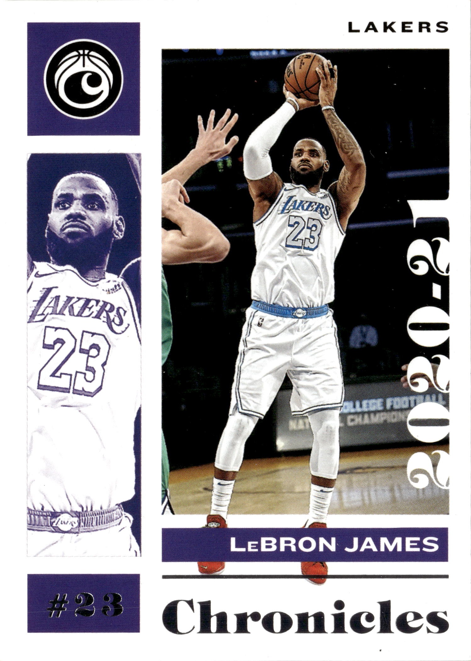 2021 Chronicles Lebron James graded slab