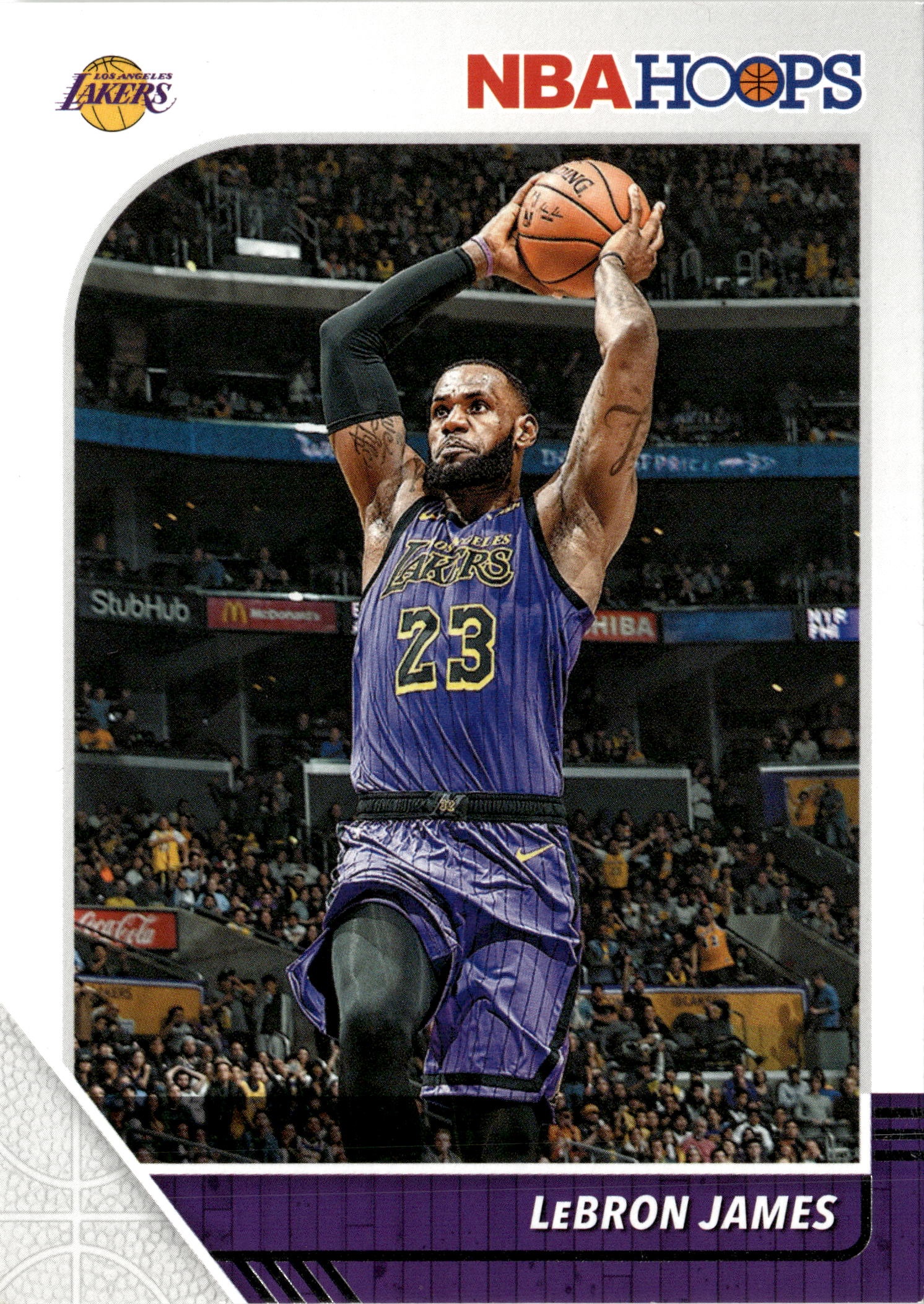 2019 Hoops Lebron James graded slab