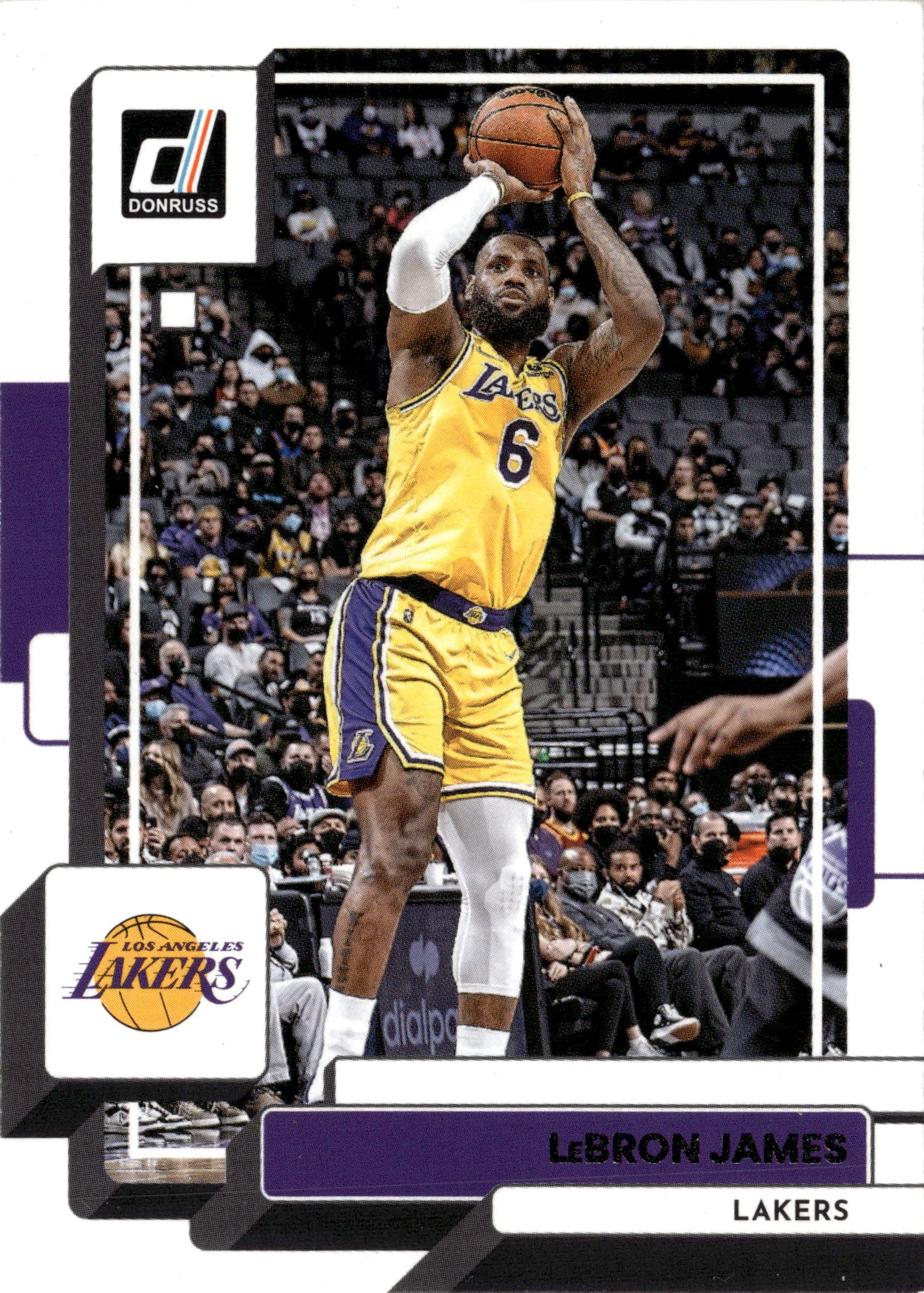 2022 Donruss Lebron James graded slab