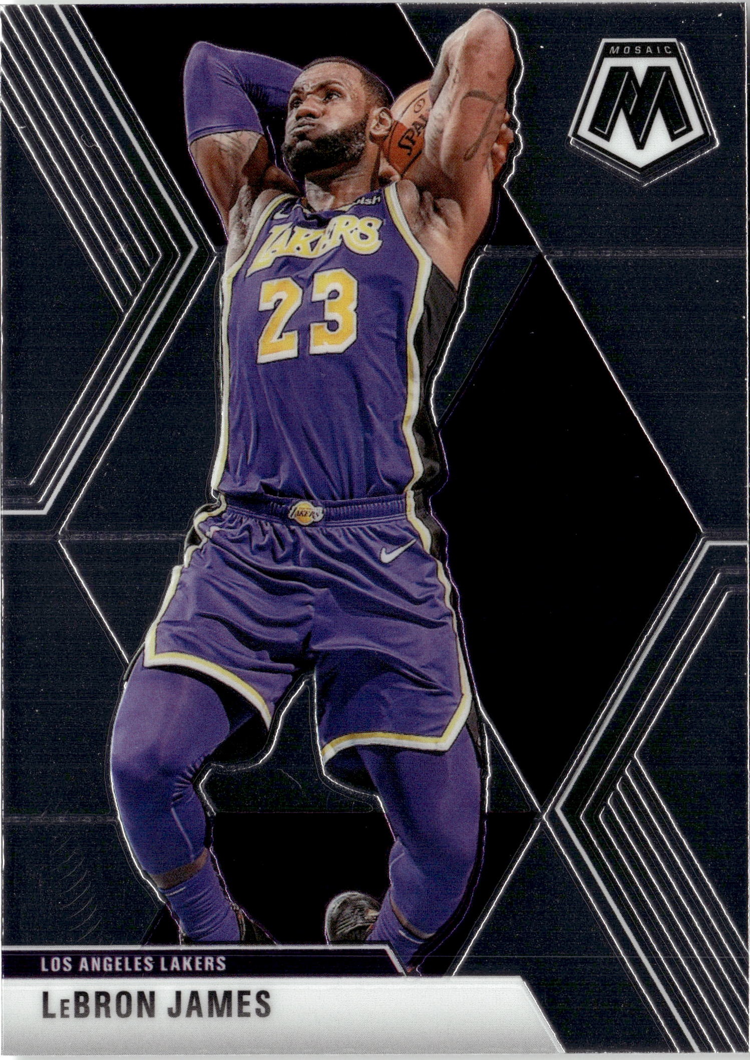 2020 Mosaic Lebron James graded slab