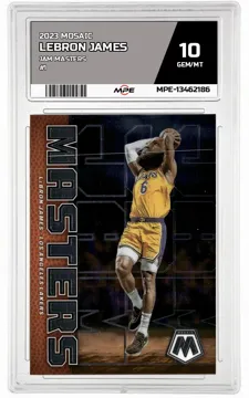 2023 MOSAIC JAM MASTERS #1 LEBRON JAMES MPE 10 GEM/MT — graded card up for auction
