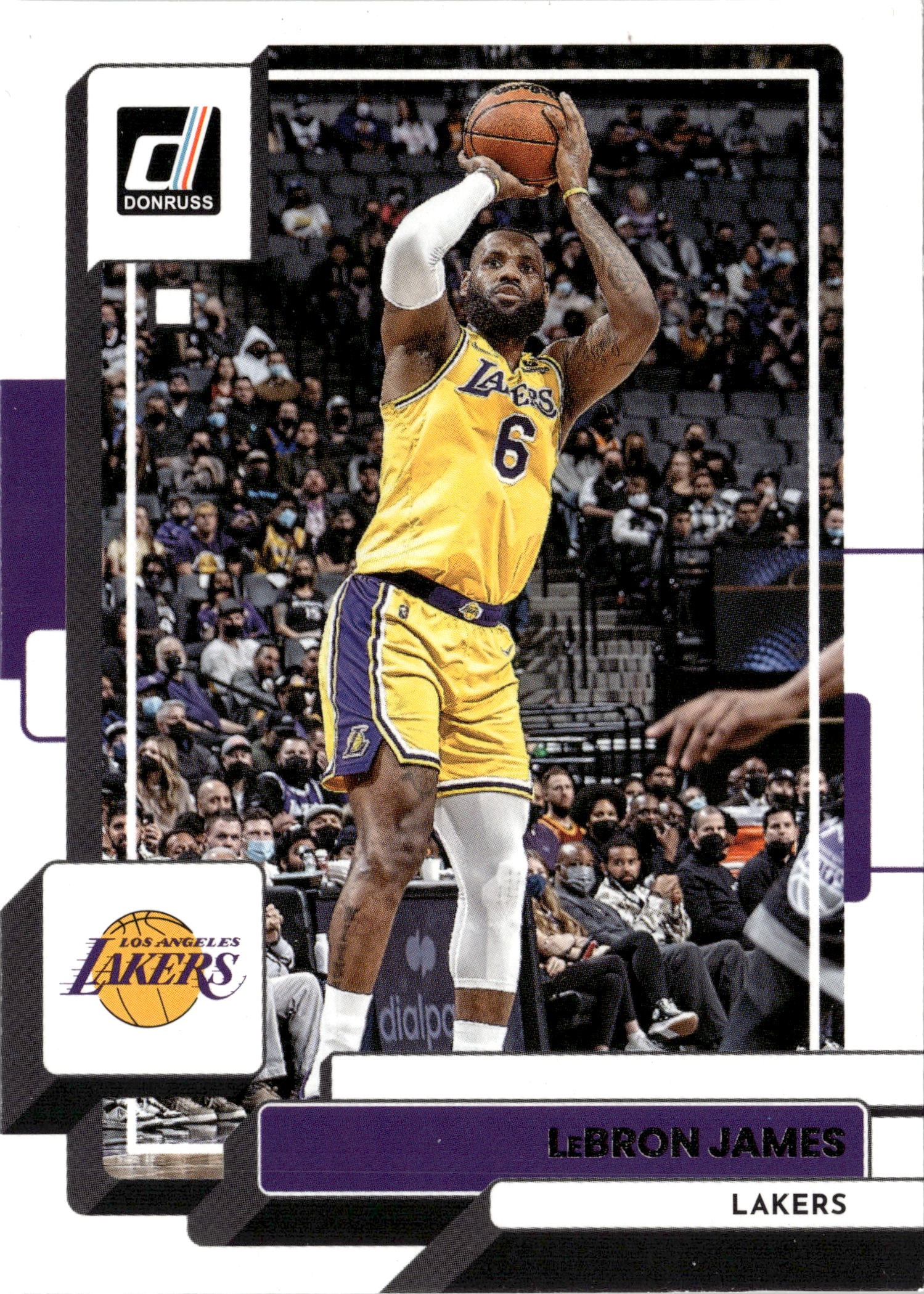 2022 Donruss Lebron James graded slab