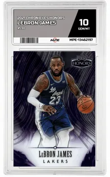 2021 CHRONICLES HONORS #590 LEBRON JAMES MPE 10 GEM/MT — graded card up for auction