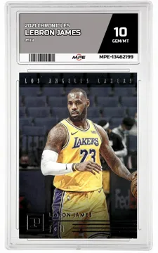 2021 CHRONICLES #118 LEBRON JAMES MPE 10 GEM/MT — graded card up for auction