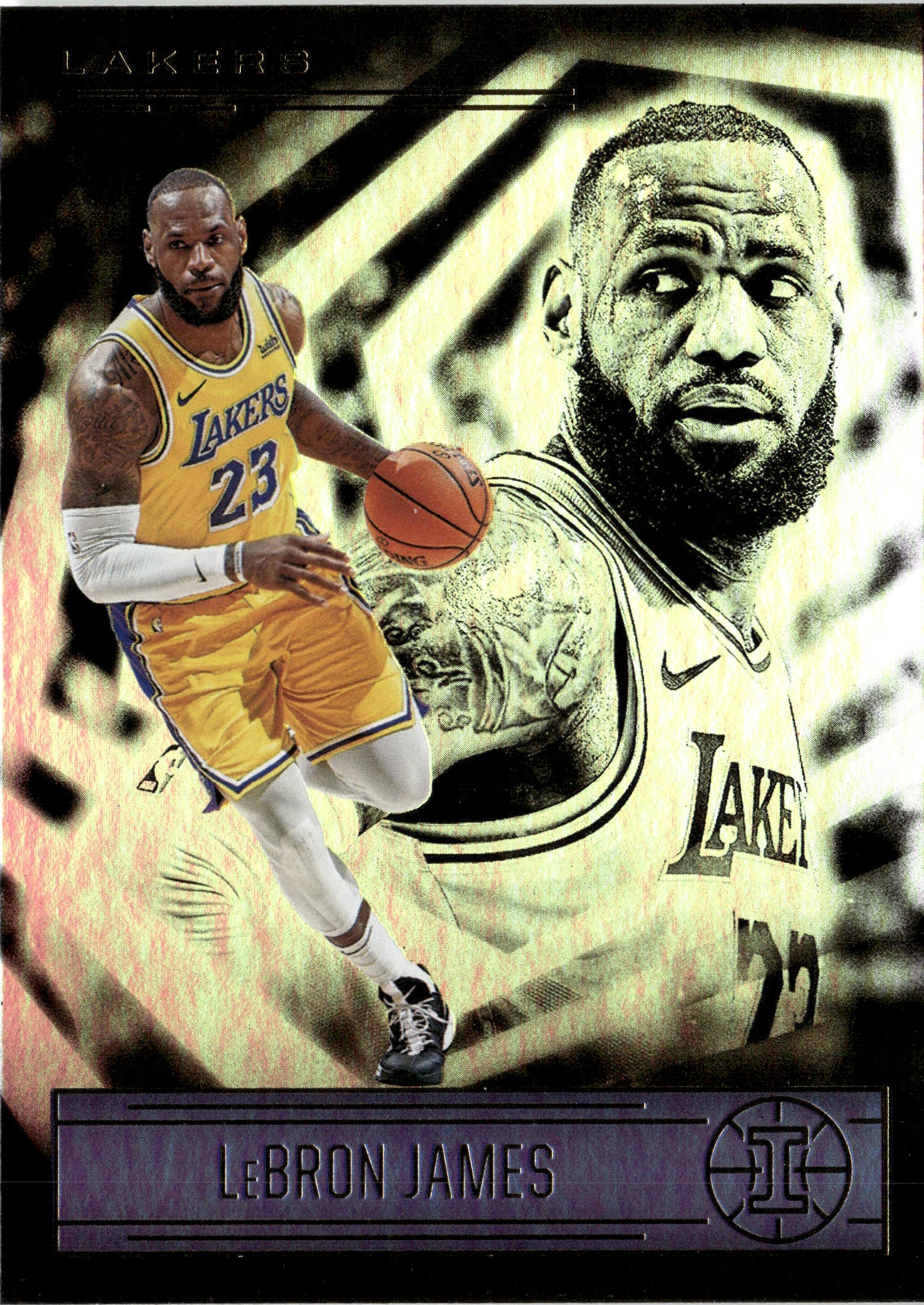 2021 Illusions Lebron James graded slab