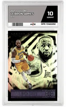 2021 ILLUSIONS #101 LEBRON JAMES MPE 10 GEM/MT — graded card up for auction