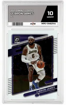 2021 DONRUSS OPTIC #41 LEBRON JAMES MPE 10 GEM/MT — graded card up for auction
