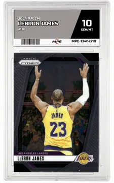2024 PRIZM #130 LEBRON JAMES MPE 10 GEM/MT — graded card up for auction