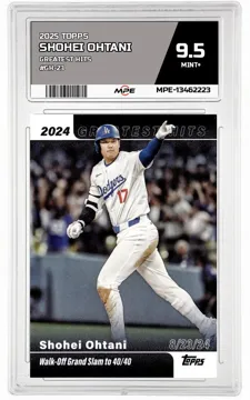 2025 TOPPS GREATEST HITS #GH-23 SHOHEI OHTANI MPE 9.5 MINT+ — graded card up for auction