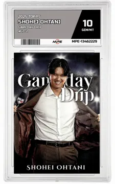 2025 TOPPS GAMEDAY DRIP #GD-2 SHOHEI OHTANI MPE 10 GEM/MT — graded card up for auction