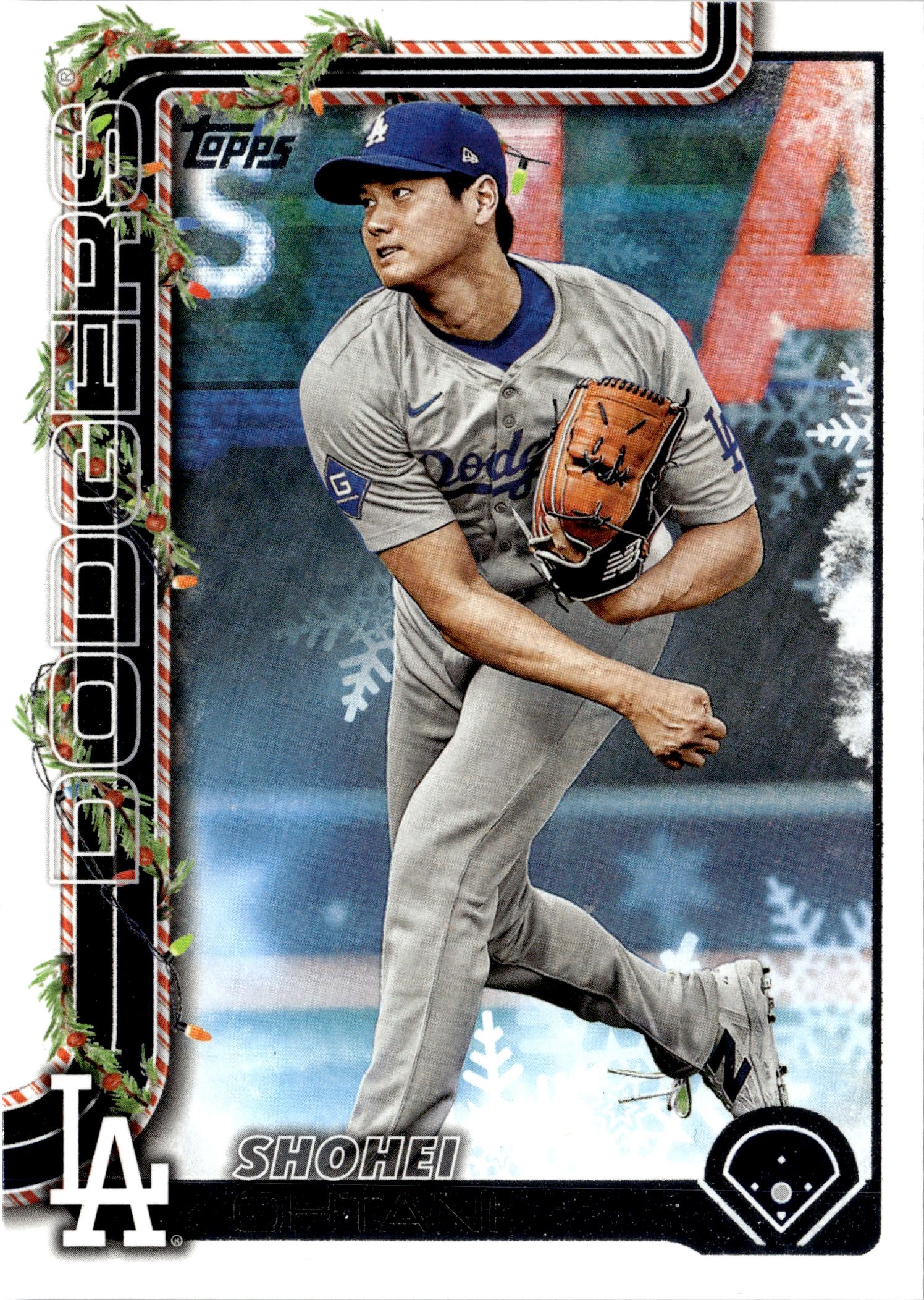 2025 Topps Holiday Shohei Ohtani graded slab