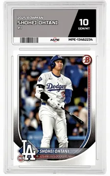 2025 BOWMAN #17 SHOHEI OHTANI MPE 10 GEM/MT — graded card up for auction