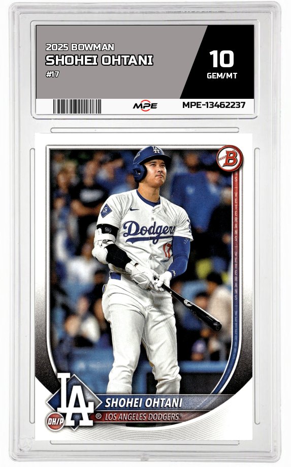 2025 BOWMAN #17 SHOHEI OHTANI MPE 10 GEM/MT — graded card auctioned from the MPE vault
