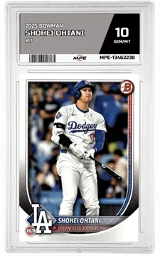 2025 BOWMAN #17 SHOHEI OHTANI MPE 10 GEM/MT — graded card up for auction