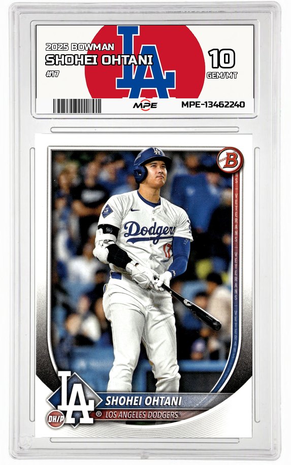 2025 BOWMAN #17 SHOHEI OHTANI MPE 10 GEM/MT — graded card auctioned from the MPE vault