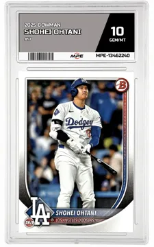 2025 BOWMAN #17 SHOHEI OHTANI MPE 10 GEM/MT — graded card up for auction