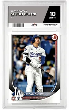 2025 BOWMAN #17 SHOHEI OHTANI MPE 10 GEM/MT — graded card up for auction
