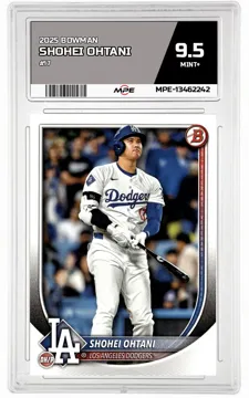 2025 BOWMAN #17 SHOHEI OHTANI MPE 9.5 MINT+ — graded card up for auction