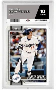 2026 TOPPS #200 SHOHEI OHTANI MPE 10 GEM/MT — graded card up for auction