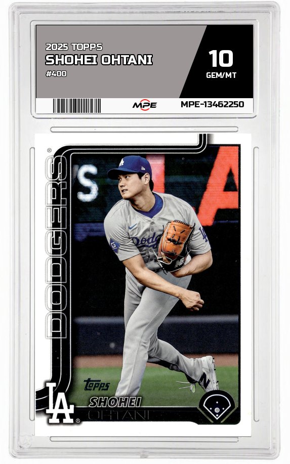 2025 TOPPS #400 SHOHEI OHTANI MPE 10 GEM/MT — graded card auctioned from the MPE vault