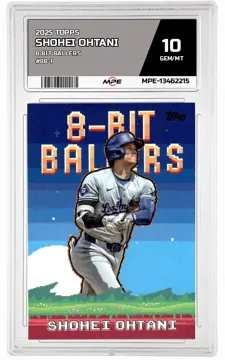 2025 TOPPS 8 BIT BALLERS #8B-1 SHOHEI OHTANI MPE 10 GEM/MT — graded card up for auction