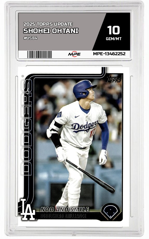2025 TOPPS UPDATE #US84 SHOHEI OHTANI MPE 10 GEM/MT — graded card auctioned from the MPE vault