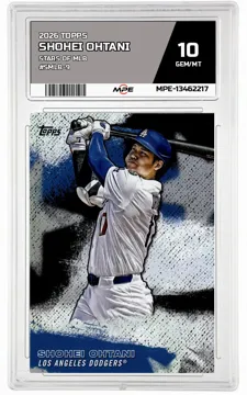 2026 TOPPS STARS OF MLB #SMLB-9 SHOHEI OHTANI MPE 10 GEM/MT — graded card up for auction