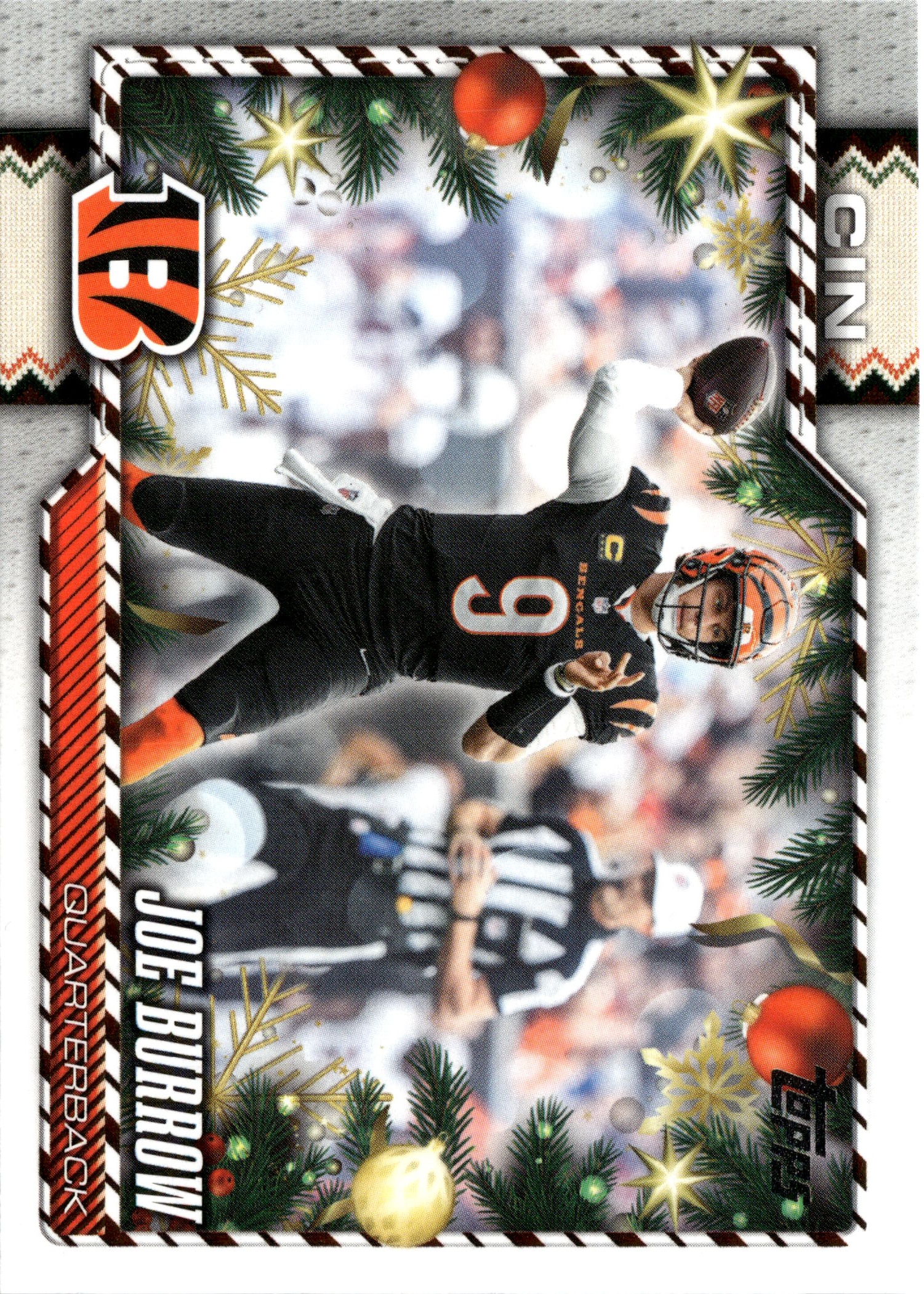 2026 Topps Holiday Joe Burrow graded slab