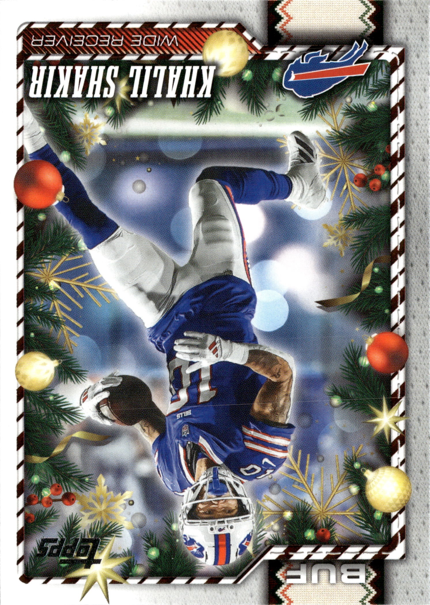 2026 Topps Holiday Khalil Shakir graded slab
