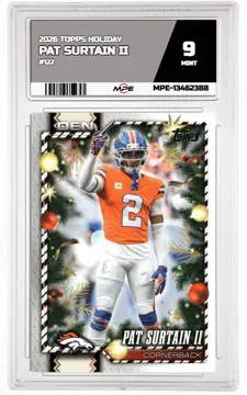 2026 TOPPS HOLIDAY #122 PAT SURTAIN II MPE 9 MINT — graded card up for auction