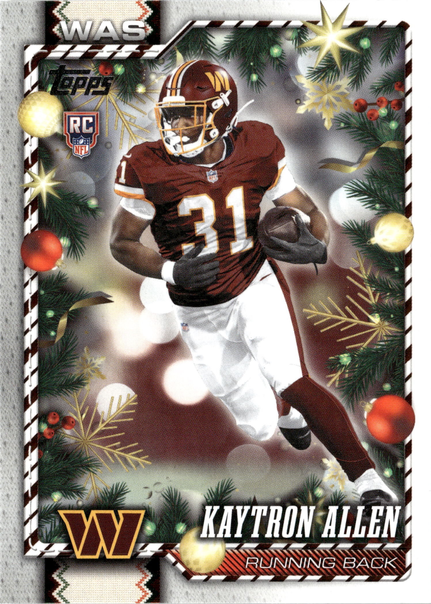 2026 Topps Holiday Kaytron Allen graded slab