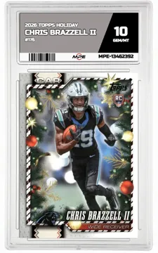 2026 TOPPS HOLIDAY #176 CHRIS BRAZZELL II MPE 10 GEM/MT — graded card up for auction