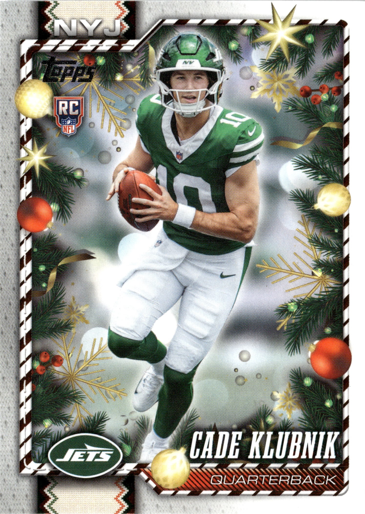2026 Topps Holiday Cade Klubnik graded slab