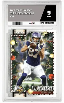 2026 TOPPS HOLIDAY #241 T.J. HOCKENSON MPE 9 MINT — graded card up for auction