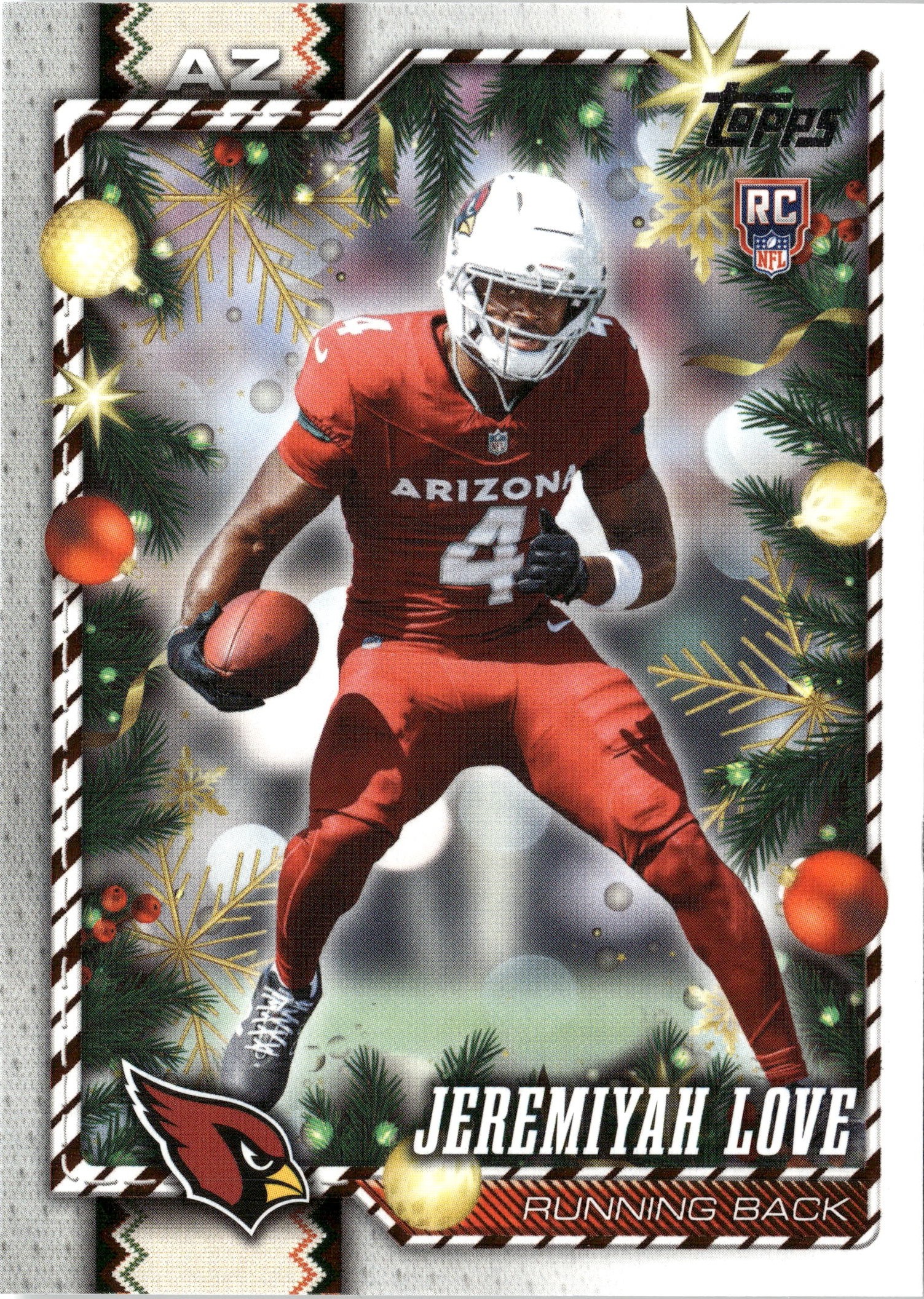 2026 Topps Holiday Jeremiyah Love graded slab