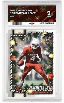 2026 TOPPS HOLIDAY #159 JEREMIYAH LOVE MPE 9 MINT — graded card up for auction