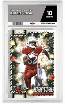 2026 TOPPS HOLIDAY #190 REGGIE VIRGIL MPE 10 GEM/MT — graded card up for auction