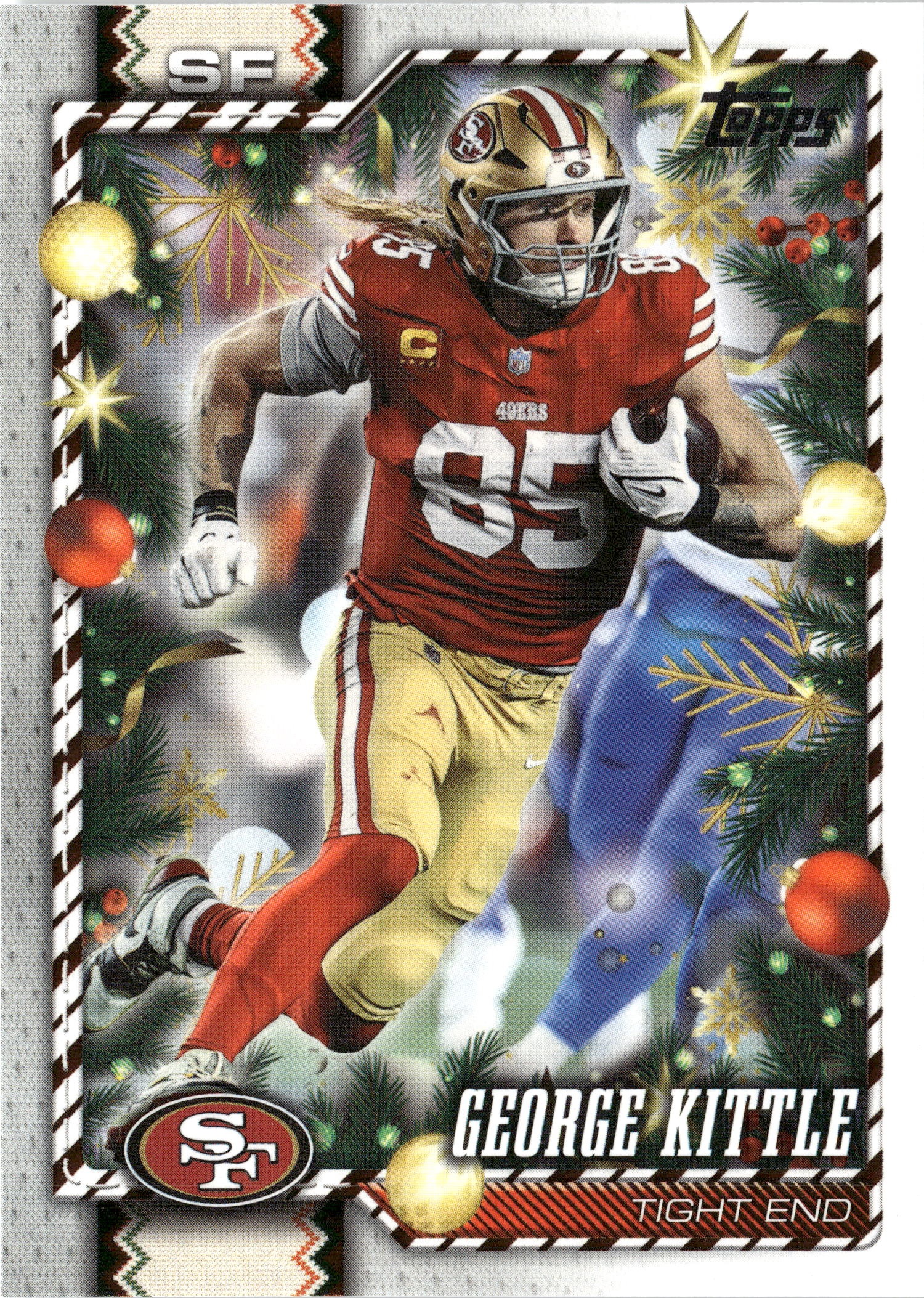 2026 Topps Holiday George Kittle graded slab