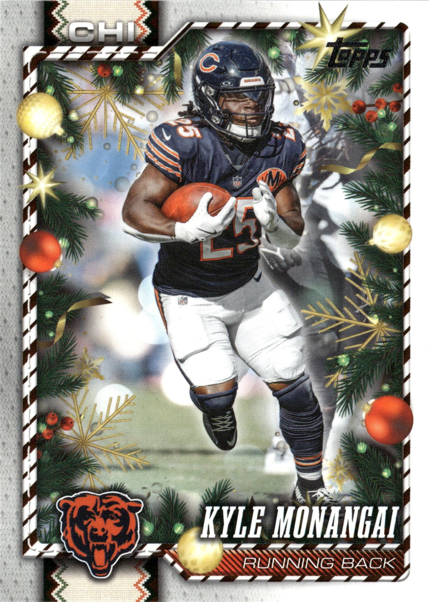 2026 Topps Holiday Kyle Monangai graded slab