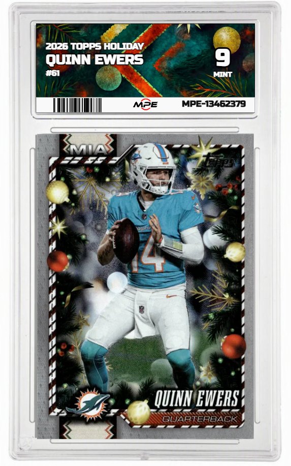 2026 TOPPS HOLIDAY #61 QUINN EWERS MPE 9 MINT — graded card auctioned from the MPE vault
