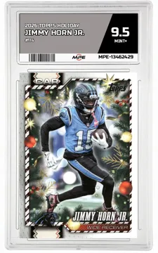2026 TOPPS HOLIDAY #114 JIMMY HORN JR. MPE 9.5 MINT+ — graded card up for auction