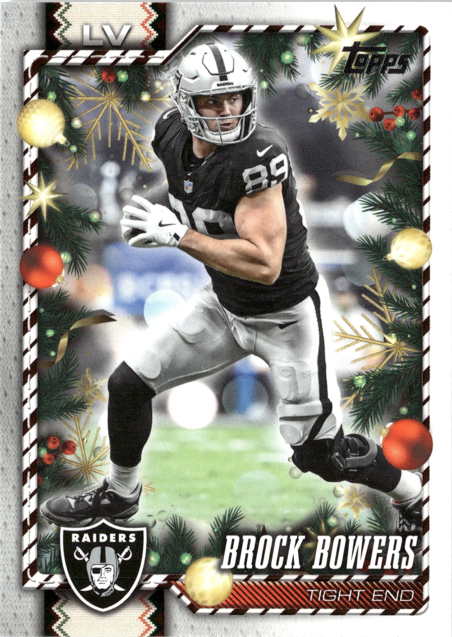 2026 Topps Holiday Brock Bowers graded slab