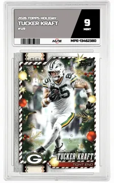 2026 TOPPS HOLIDAY #129 TUCKER KRAFT MPE 9 MINT — graded card up for auction