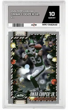 2026 TOPPS HOLIDAY #171 OMAR COOPER JR. MPE 10 GEM/MT — graded card up for auction
